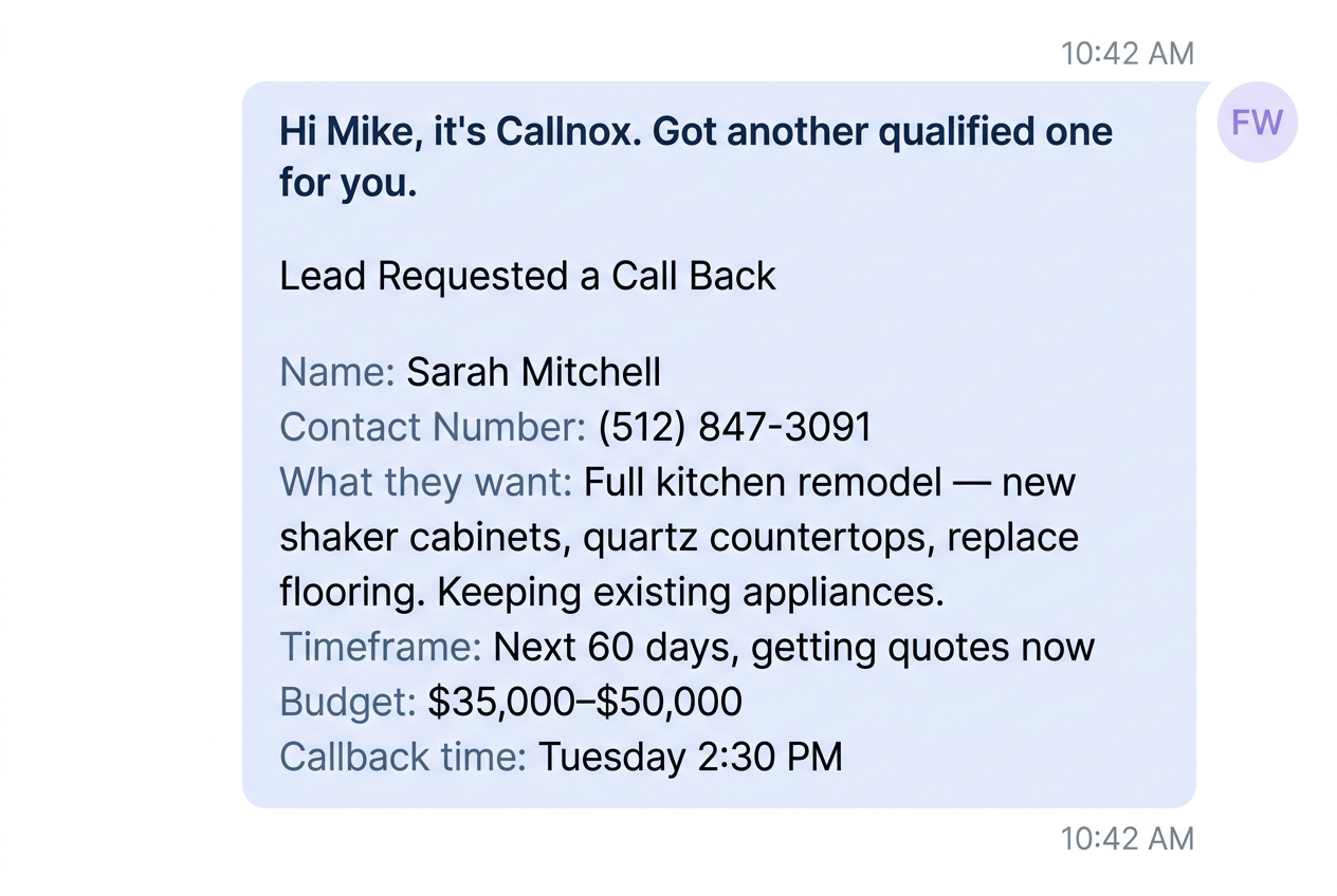 Sarah — Austin, TX · $35–50k